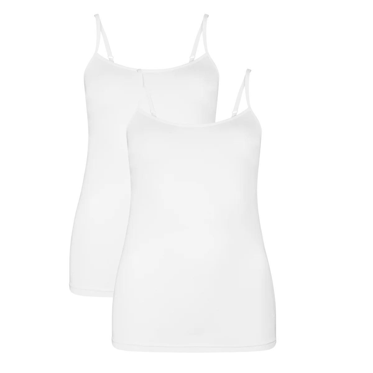 Bamboobasics Bamboo Basics 2-pak spaghetti dames hemden - Vera