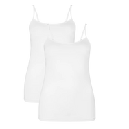 Bamboobasics Bamboo Basics 2-pak spaghetti dames hemden - Vera