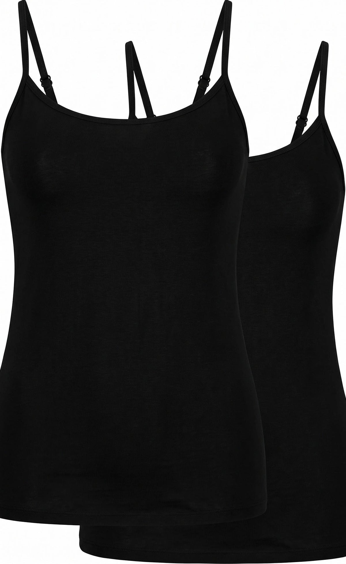 Bamboobasics Bamboo Basics 2-pak spaghetti dames hemden - Vera