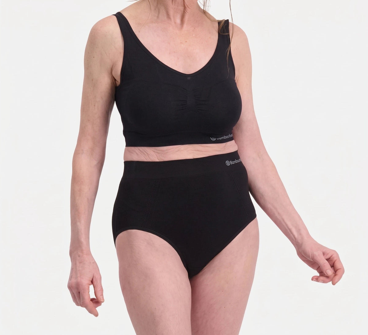 Bamboobasics Bamboo Basics 2-pak taille slip naadloos dames - Amy