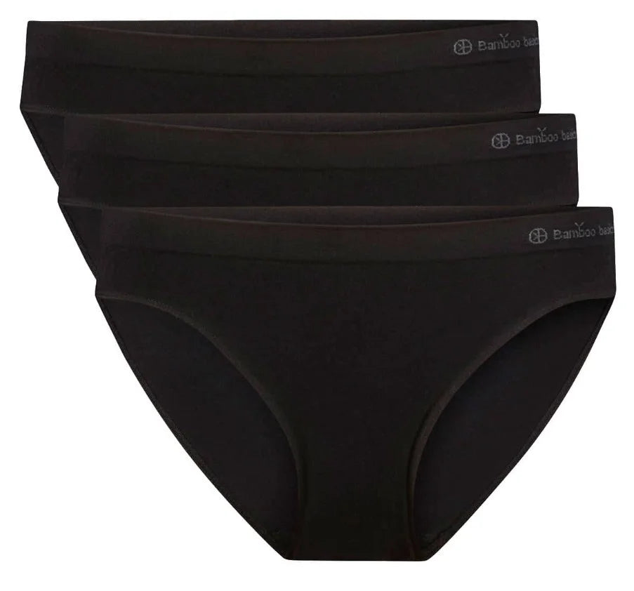 Bamboobasics Bamboo Basics 3-pak bikini slips dames - Tess