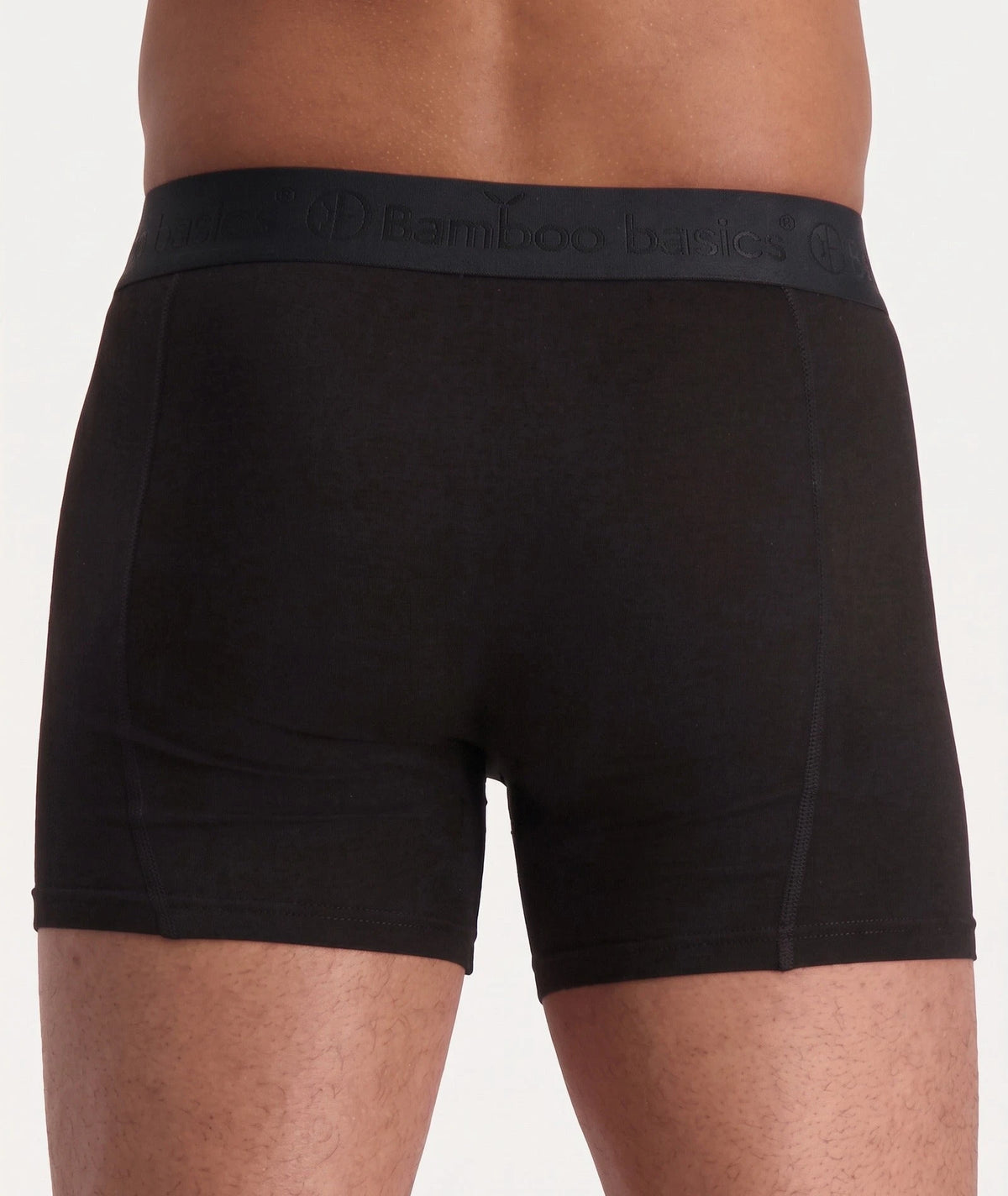 Bamboobasics Bamboo Basics 3-pak heren boxershorts Rico - Black Ton