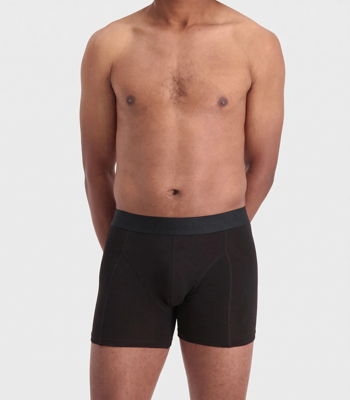 Bamboobasics Bamboo Basics 3-pak heren boxershorts Rico - Black Ton