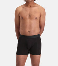 Bamboobasics Bamboo Basics 3-pak heren boxershorts Rico - Black Ton