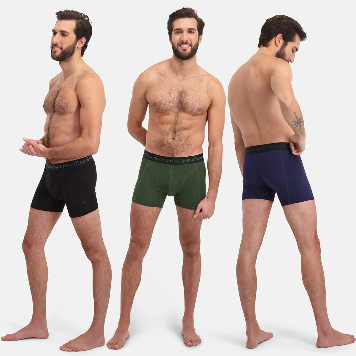 Bamboobasics Bamboo Basics 8-pak heren boxershorts - Rico - Bamboe
