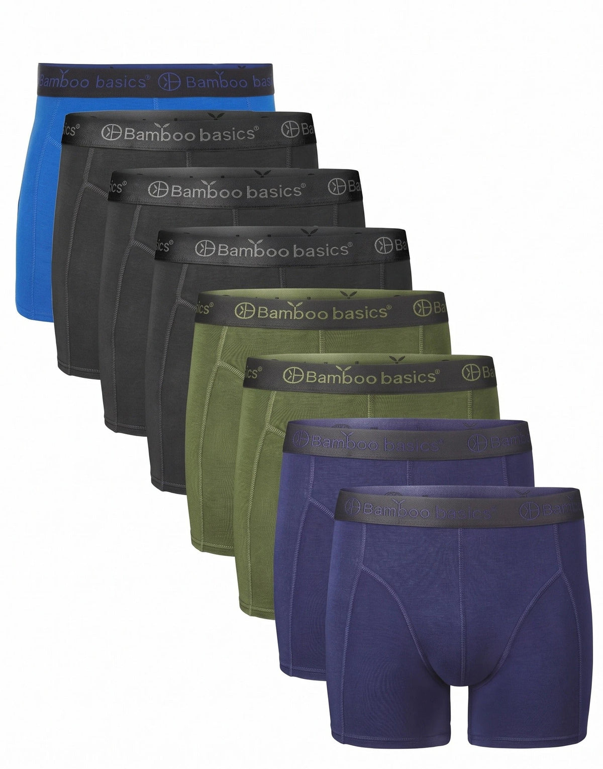 Bamboobasics Bamboo Basics 8-pak heren boxershorts - Rico - Bamboe