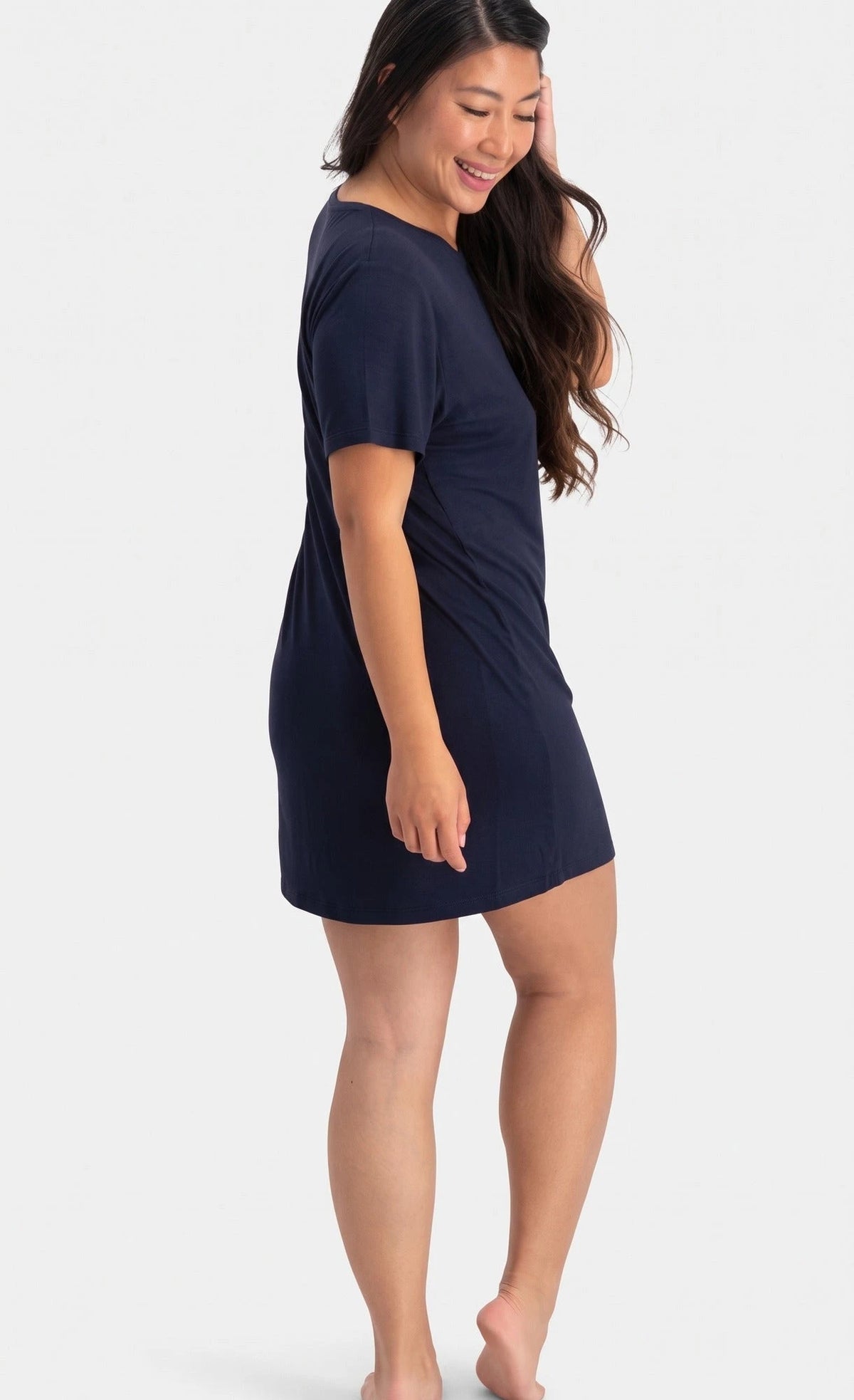 Bamboobasics Bamboo Basics bamboe dames nachthemd korte mouw - Nora