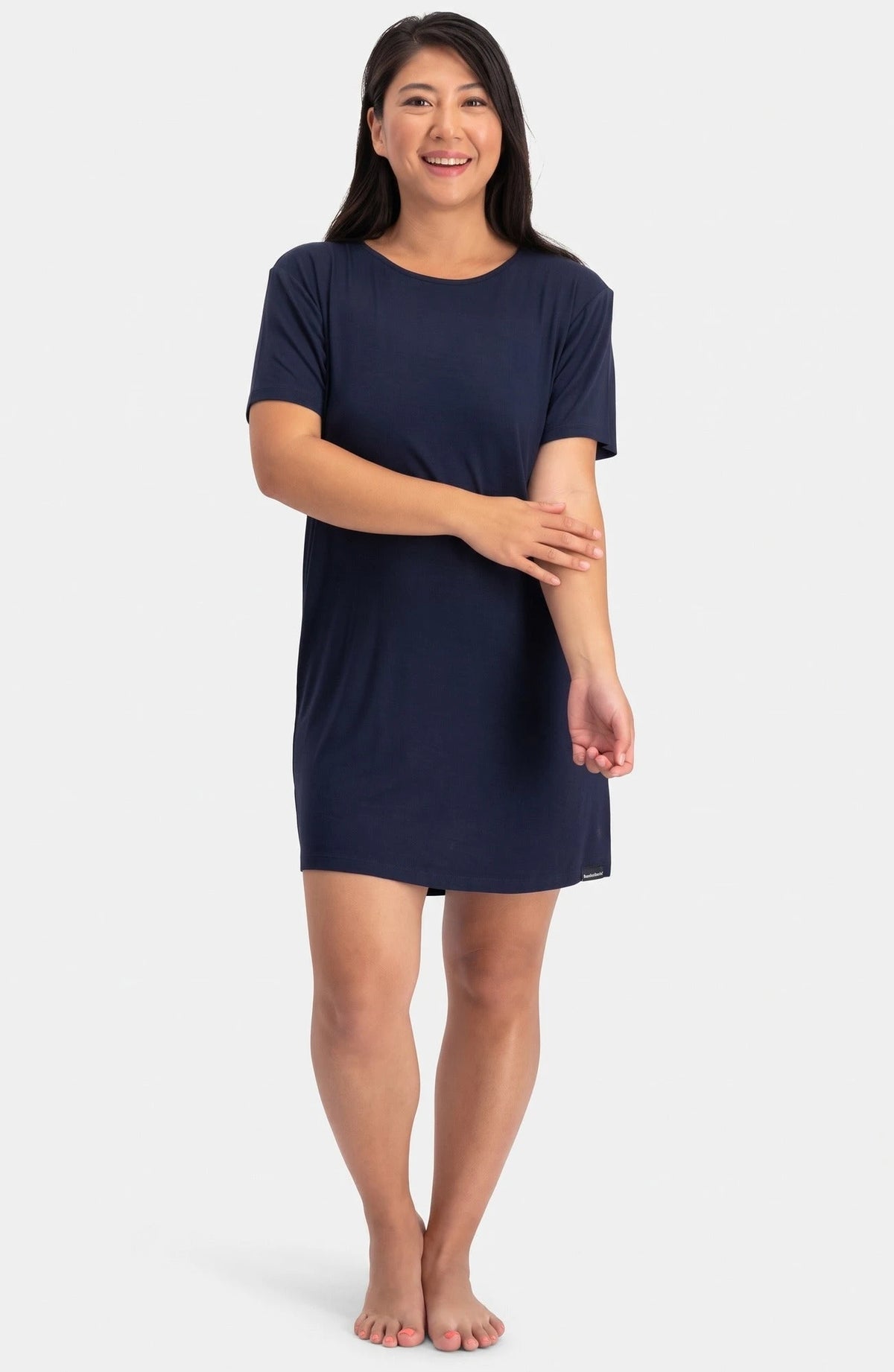 Bamboobasics Bamboo Basics bamboe dames nachthemd korte mouw - Nora
