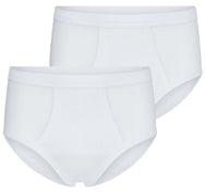 Beeren Beeren 2-pak heren slip wit - met gulp M3000