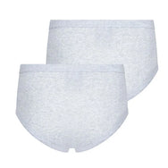 Beeren Beeren 2-pak heren slips met gulp - M500 grijsmellee