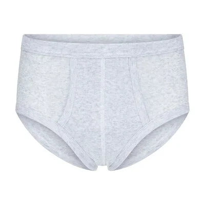 Beeren Beeren 2-pak heren slips met gulp - M500 grijsmellee