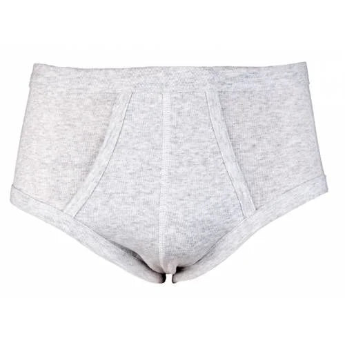 Beeren Beeren 2-pak heren slips met gulp - M500 grijsmellee