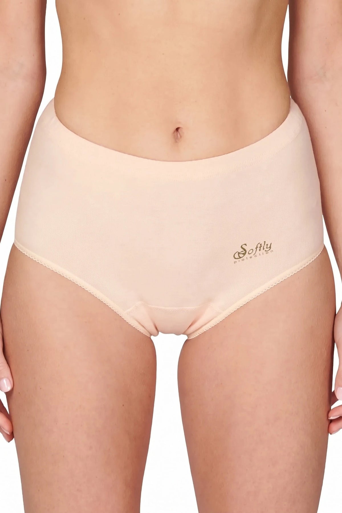 Beeren Beeren 2-pak Julia taille slip met badstof kruisje "Softly"