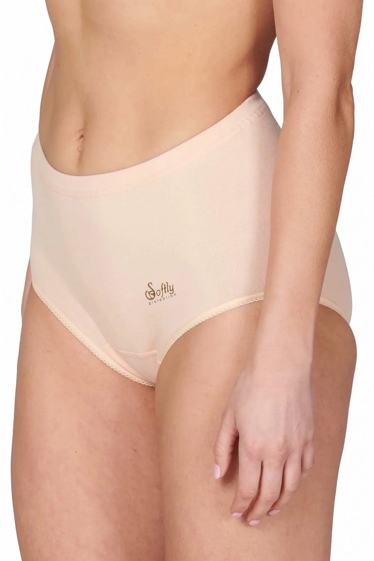 Beeren Beeren 2-pak Julia taille slip met badstof kruisje "Softly"