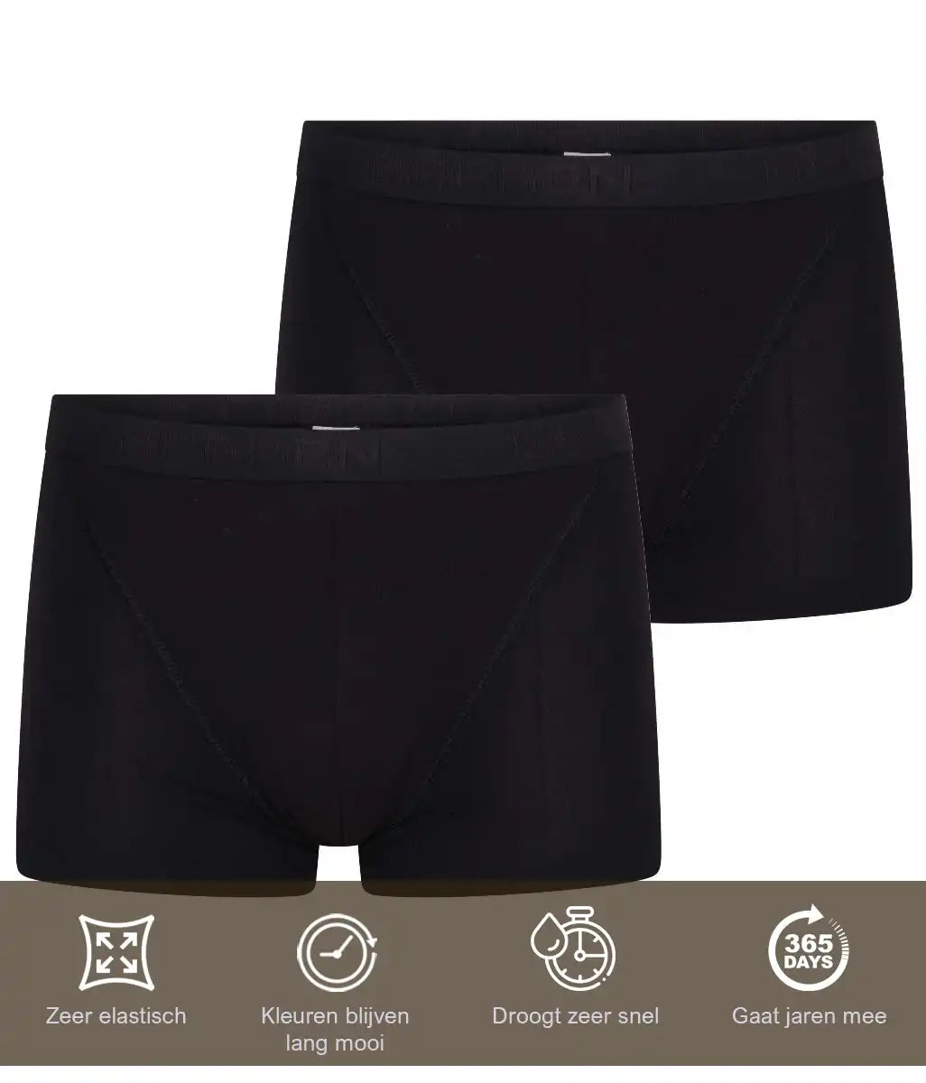 Beeren Beeren 2-pak microfiber heren boxershort Young