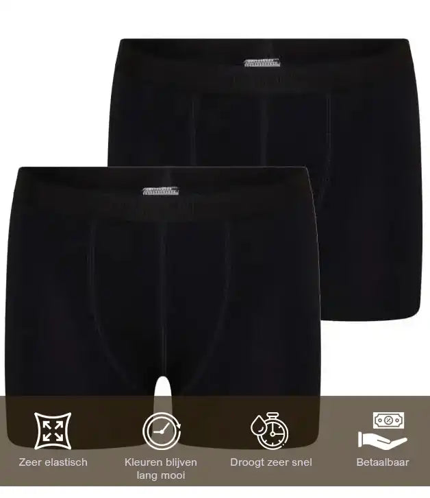 Beeren Beeren 2-pak Young jongens boxershort microfiber