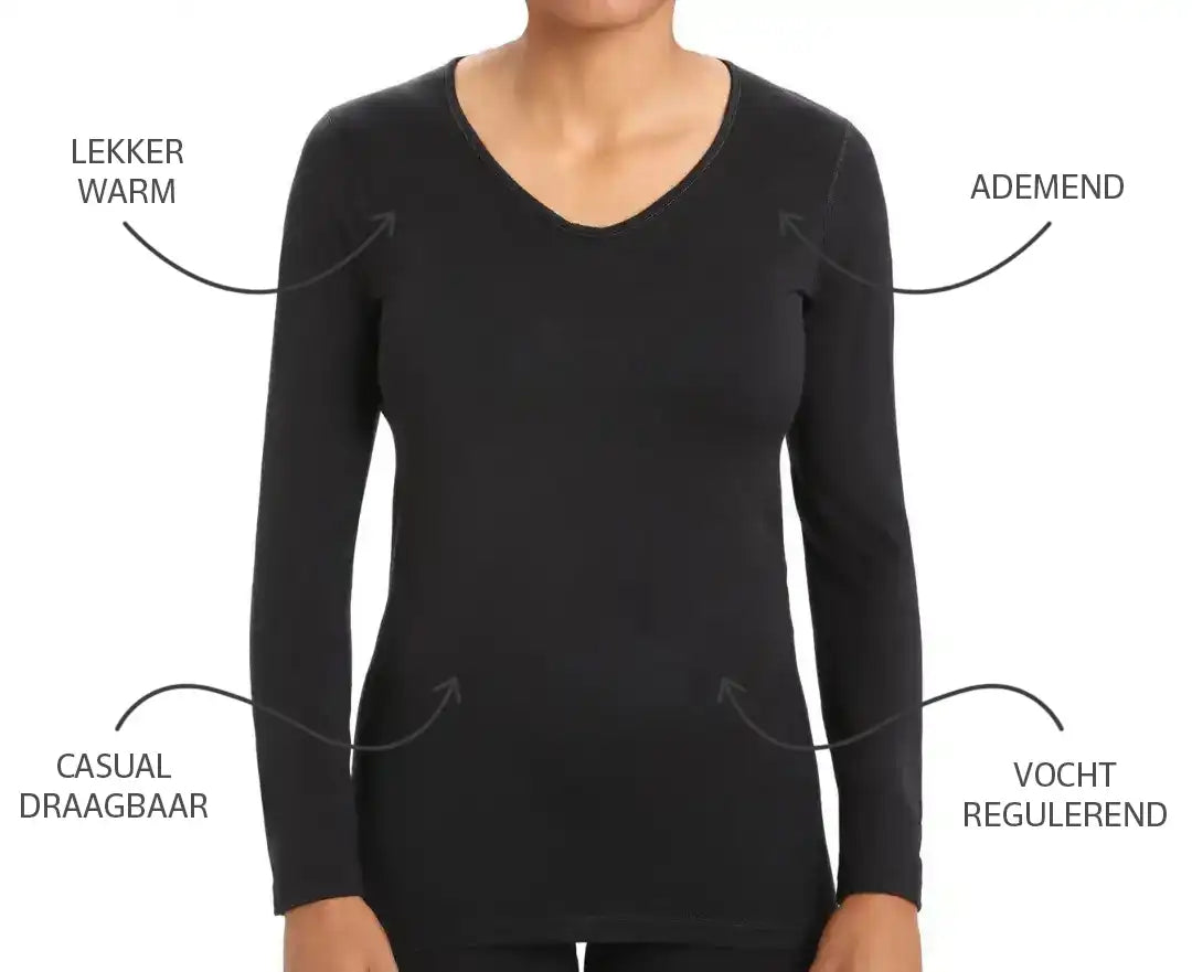 Beeren Beeren dames thermo shirt Lange mouw