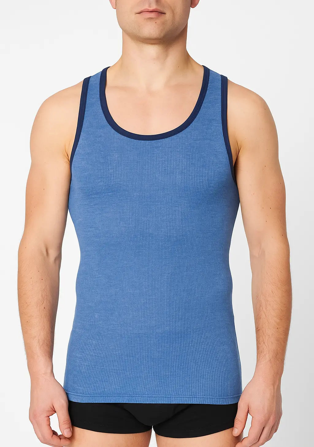 Beeren Beeren heren hemd blauwe streep, M2000