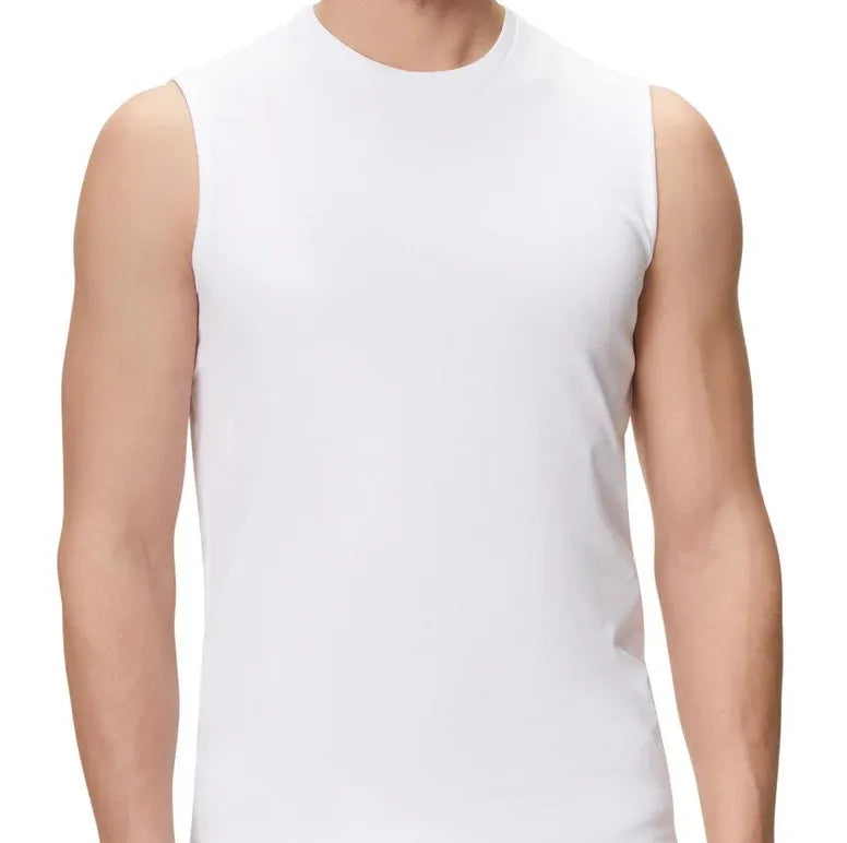 Beeren Beeren heren mouwloos shirt katoen Extra lang
