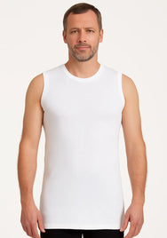 Beeren Beeren heren mouwloos shirt katoen Extra lang