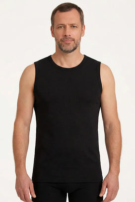 Beeren Beeren heren mouwloos shirt katoen Extra lang