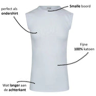 Beeren Beeren heren mouwloos shirt katoen