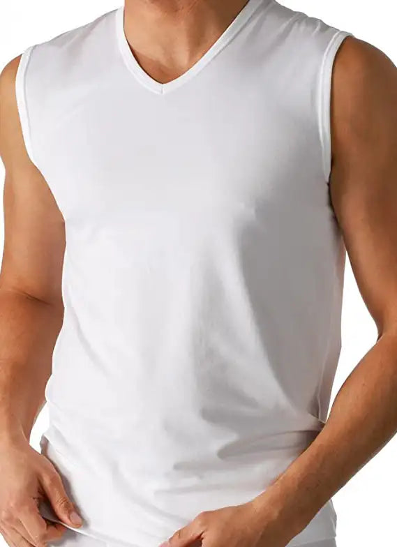 Beeren Beeren heren mouwloos shirt V-hals