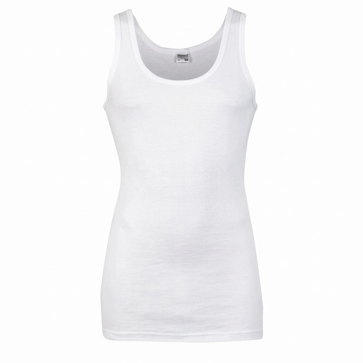 Beeren Beeren heren onderhemd 100% katoen - singlet wit, M3000