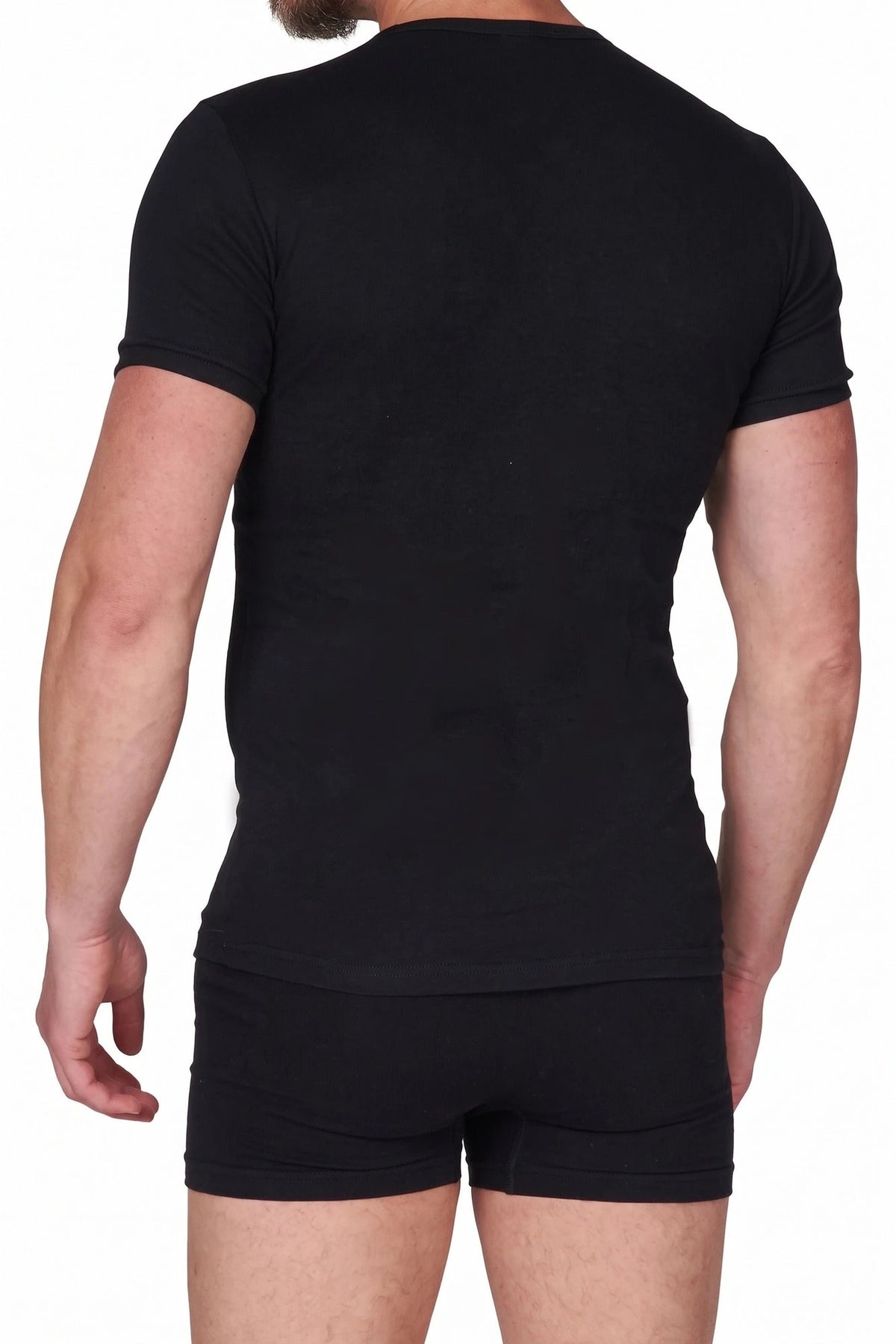 Beeren Beeren heren ondershirt V-hals - Korte mouw M3000