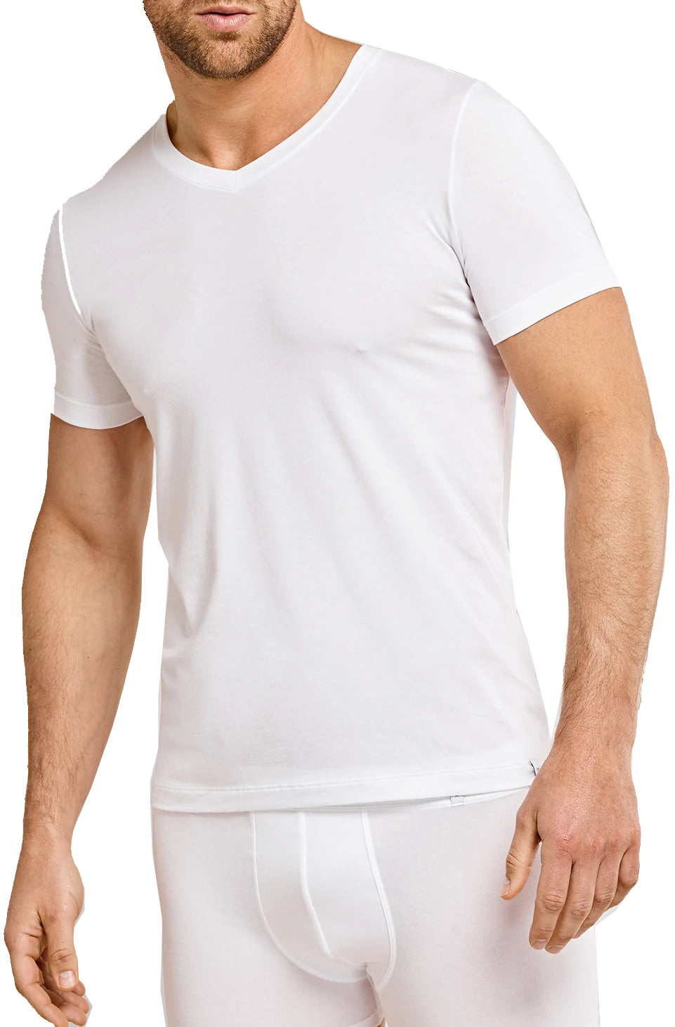 Beeren Beeren heren ondershirt V-hals - Korte mouw M3000