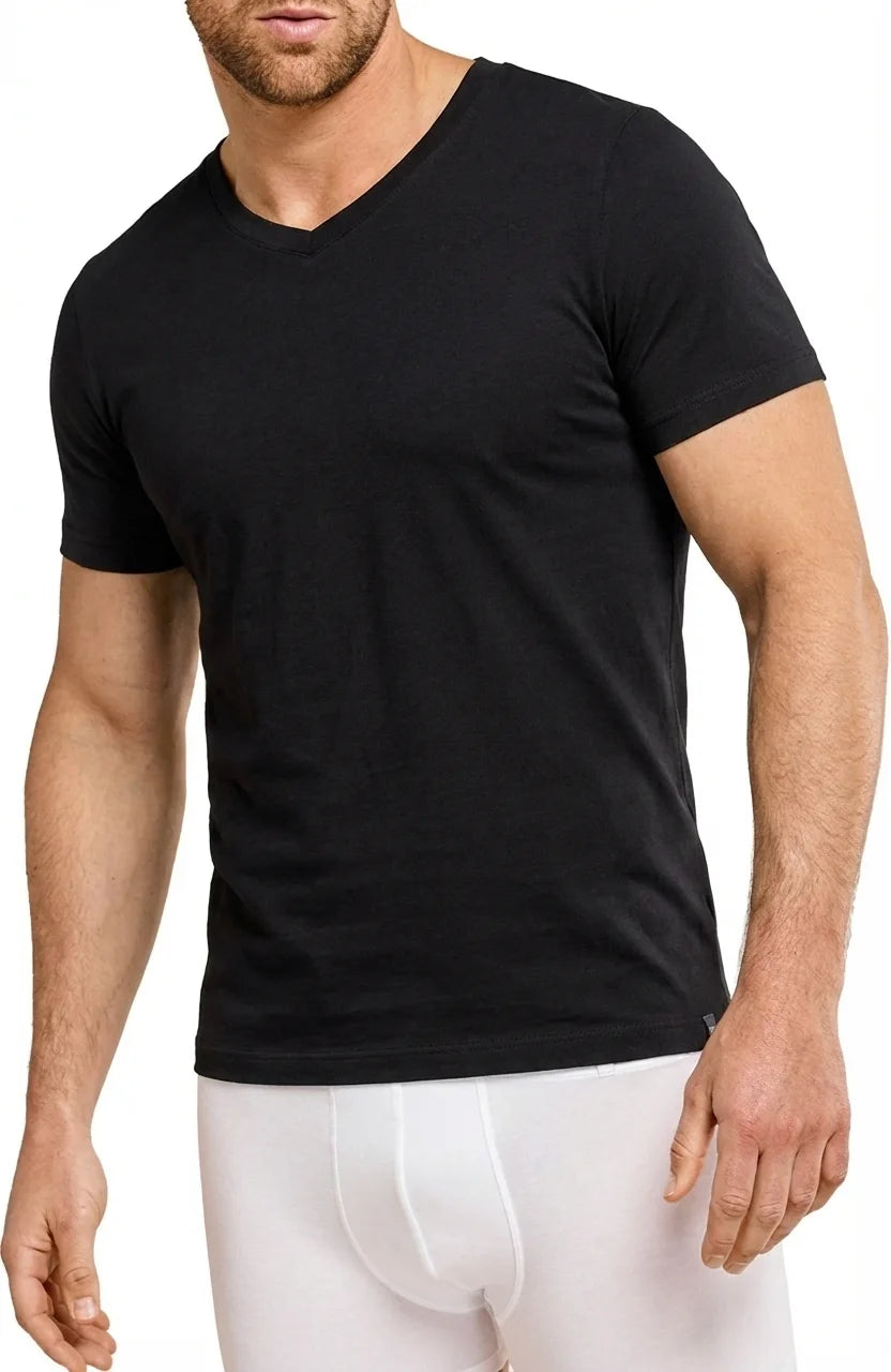 Beeren Beeren heren ondershirt V-hals - Korte mouw M3000