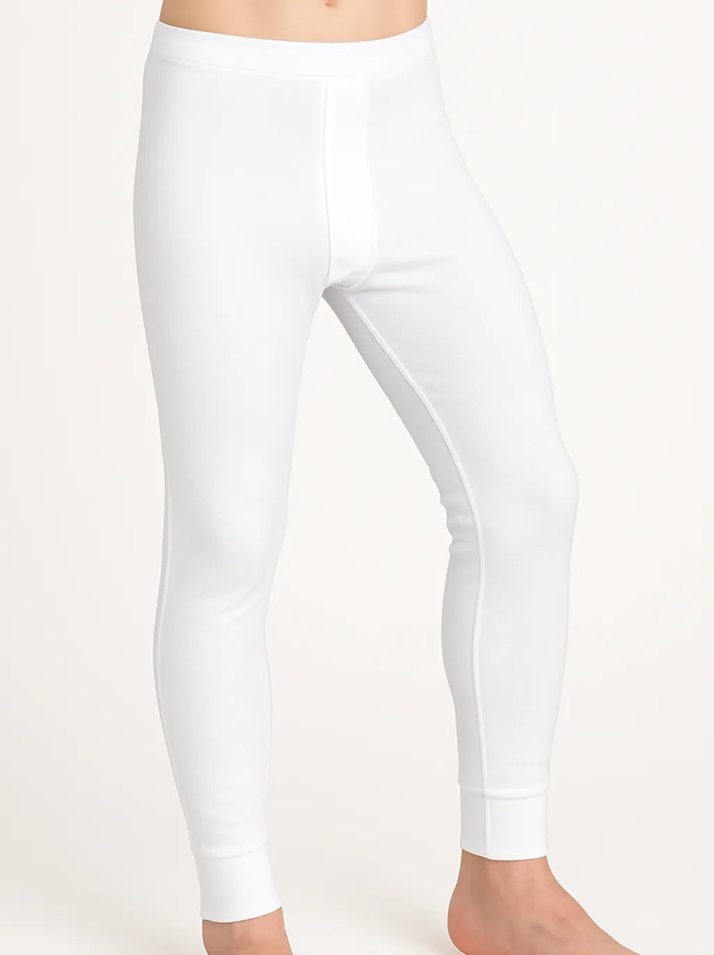 Beeren Beeren heren pantalon wit met gulp M3400 - Lange onderbroek