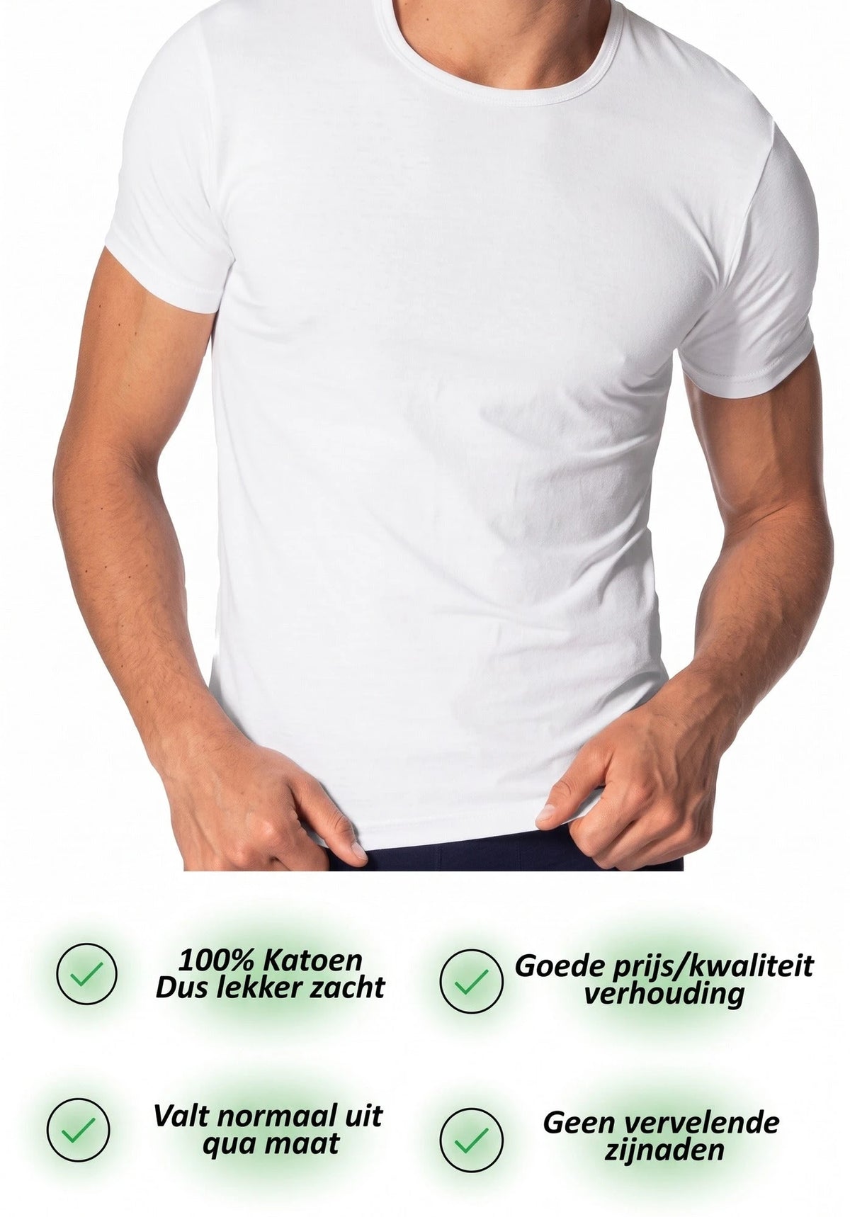 Beeren Beeren heren T-shirt korte mouw - M3000