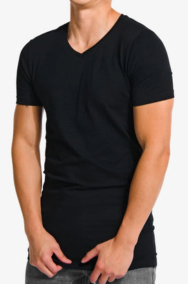 Beeren Beeren heren T-shirt V-hals M3000, Extra Lang
