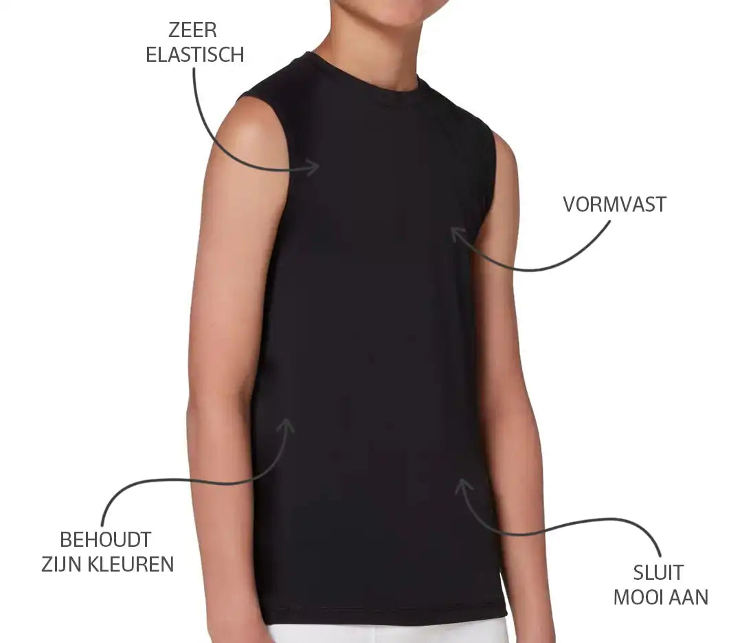 Beeren Beeren jongens mouwloos shirt Young microfiber