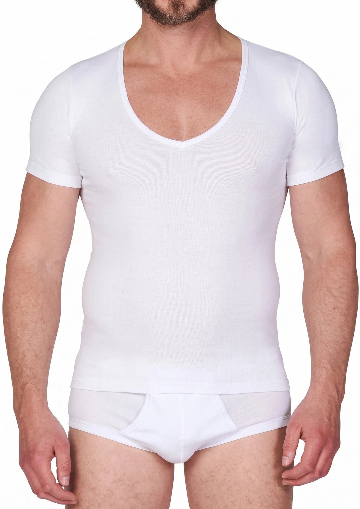 Beeren Beeren ondershirt heren diepe V-hals - Onzichtbaar onder overhemd