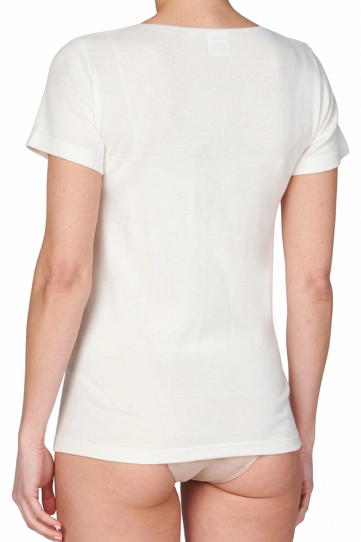 Beeren Entex dames thermo shirt korte mouw met kant