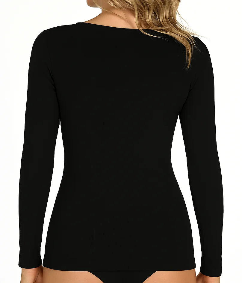 Beeren Entex dames thermo shirt lange mouw met kant