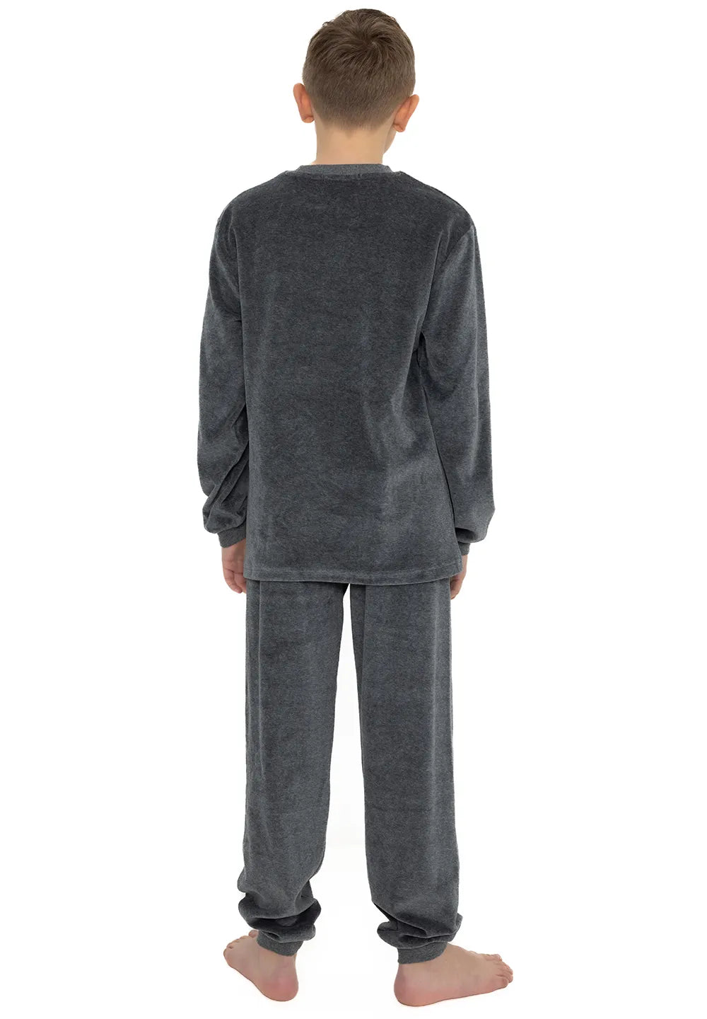 Beeren Outfitter velours jongens pyjama - Shoot