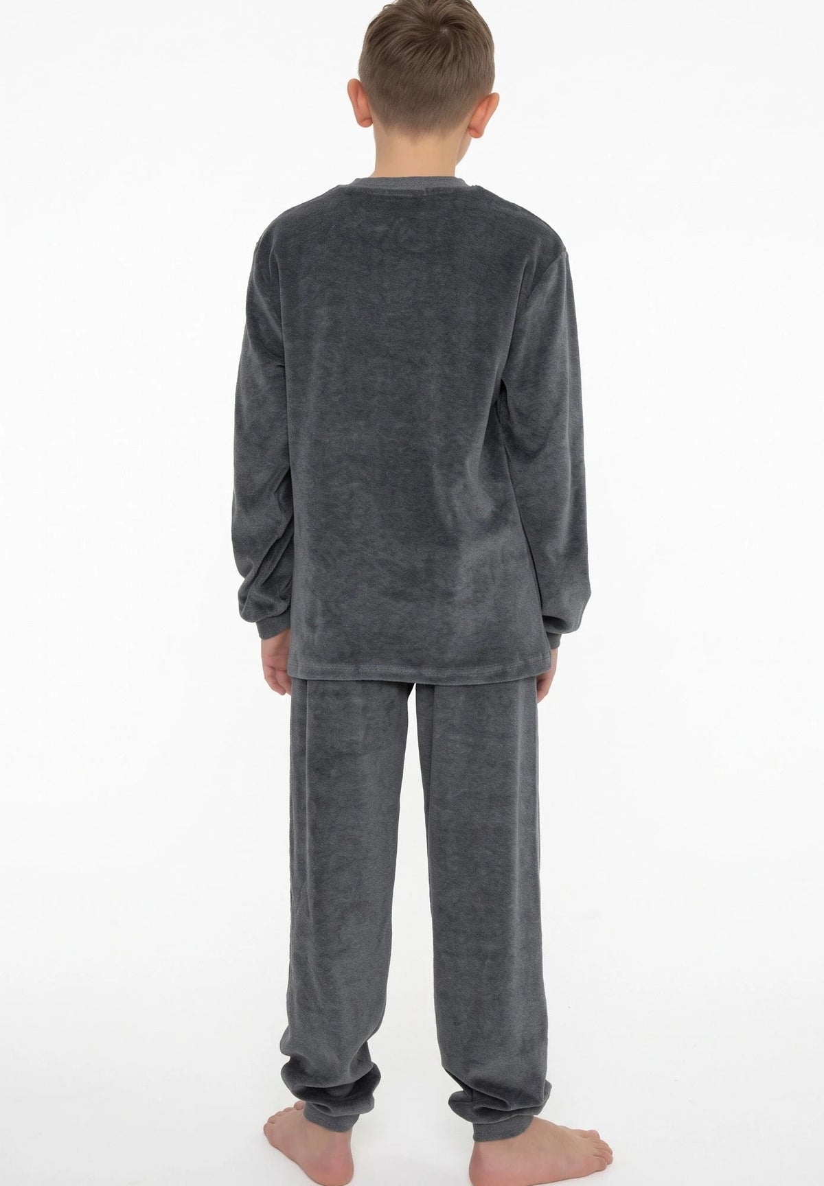 Beeren Outfitter velours jongens pyjama - Shoot