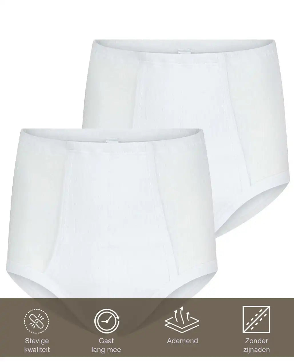 Beeren Startex / Beeren 2-pak taille heren slip rib