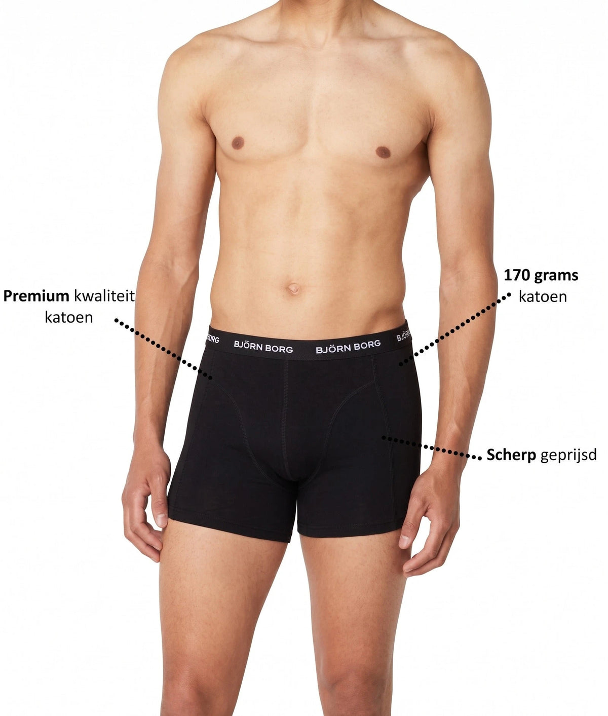 Bjorn Borg Bjorn Borg 12-pack heren boxershort - Colour Coded