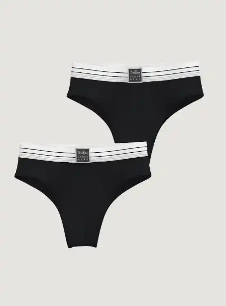 Bjorn Borg Bjorn Borg 2-pack dames high waist slips - Core Brief