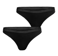 Bjorn Borg Bjorn borg 2-pack dames strings - Core - Zwart