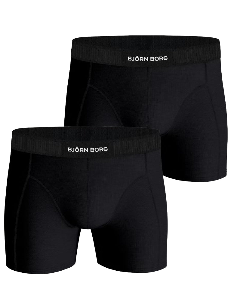 Bjorn Borg Björn Borg 2-pack heren boxers - Lyocell