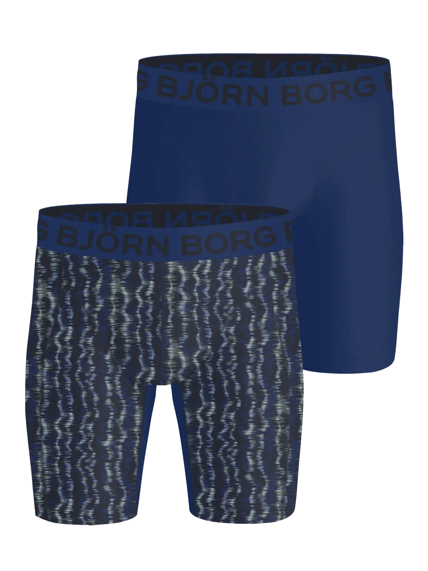 Bjorn Borg Bjorn Borg 2-Pack heren boxershort - microfiber Lightweight- Long leg