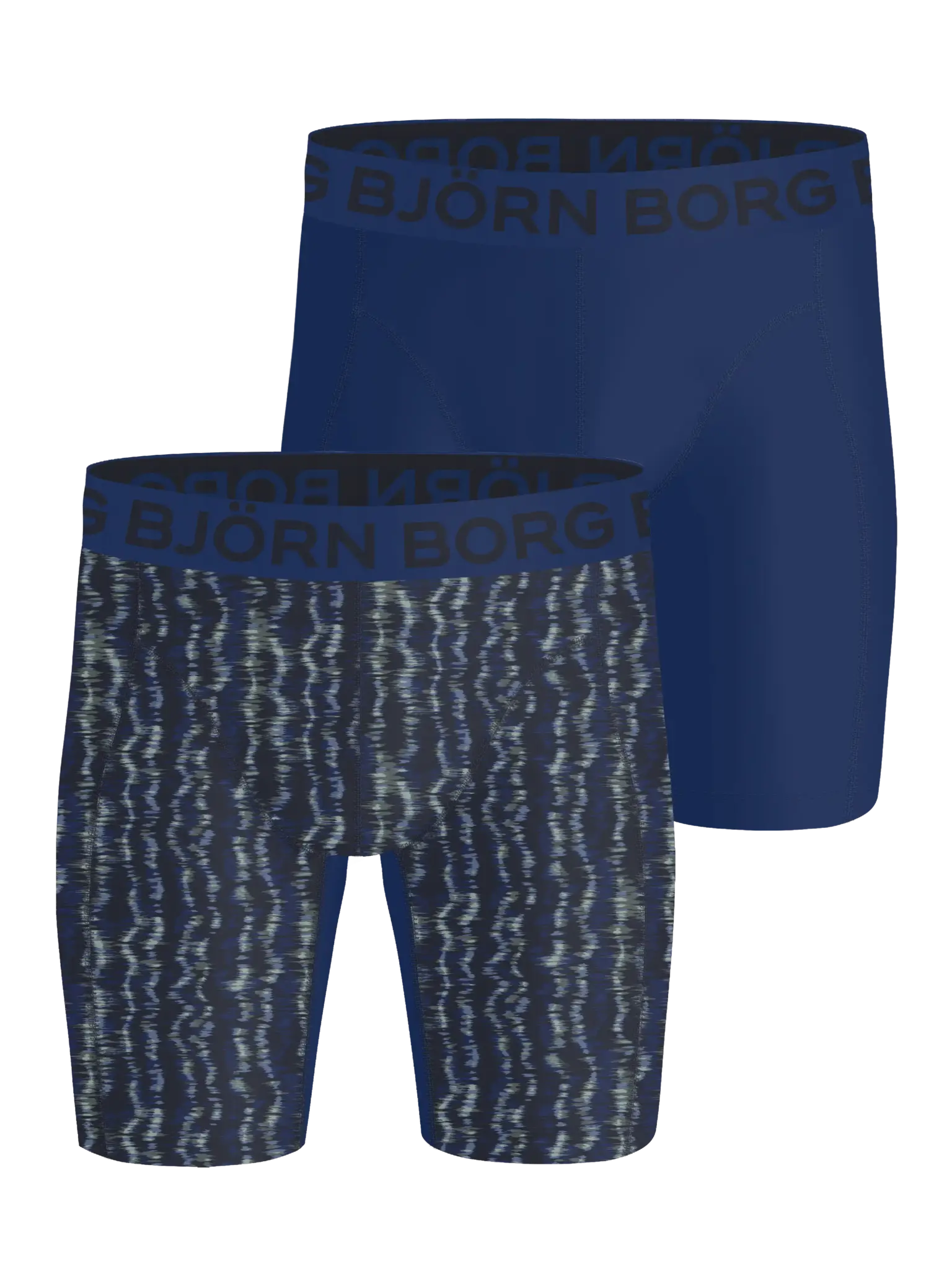 Bjorn Borg Bjorn Borg 2-Pack heren boxershort - microfiber Lightweight- Long leg