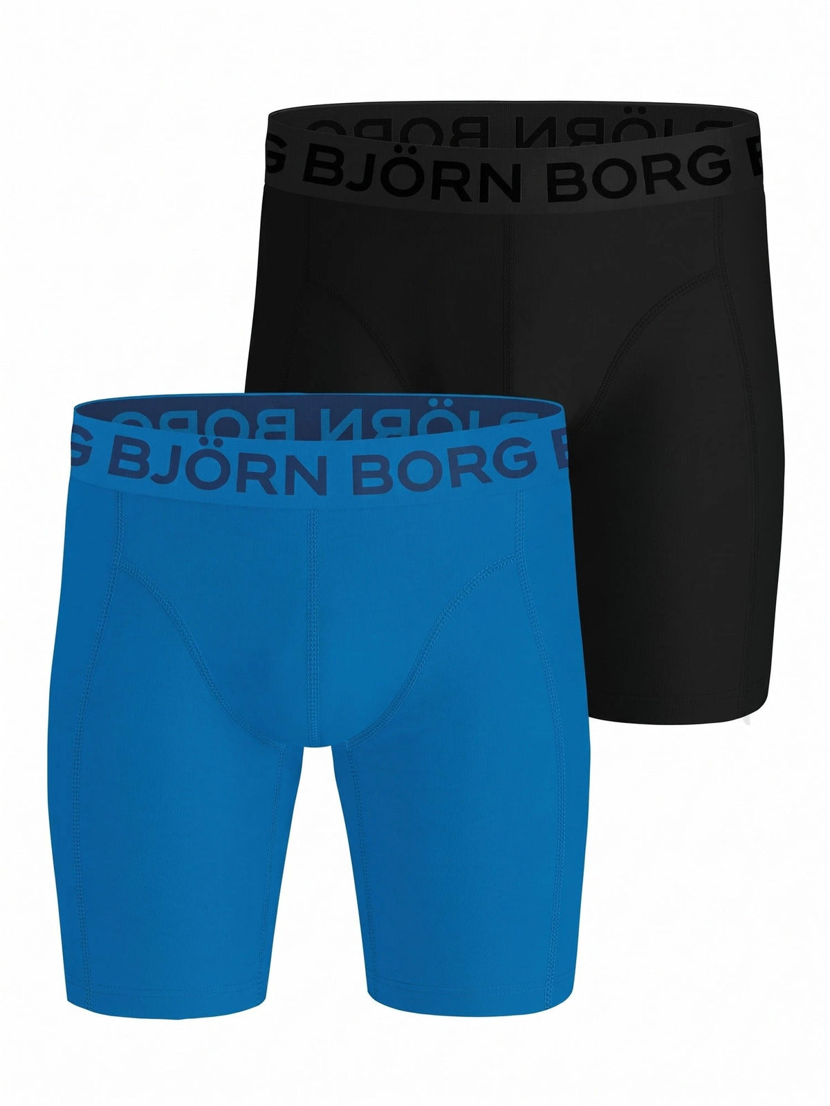 Bjorn Borg Bjorn Borg 2-Pack heren boxershort - microfiber Lightweight- Long leg