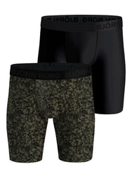 Bjorn Borg Bjorn Borg 2-Pack heren boxershorts - Performance Camouflage