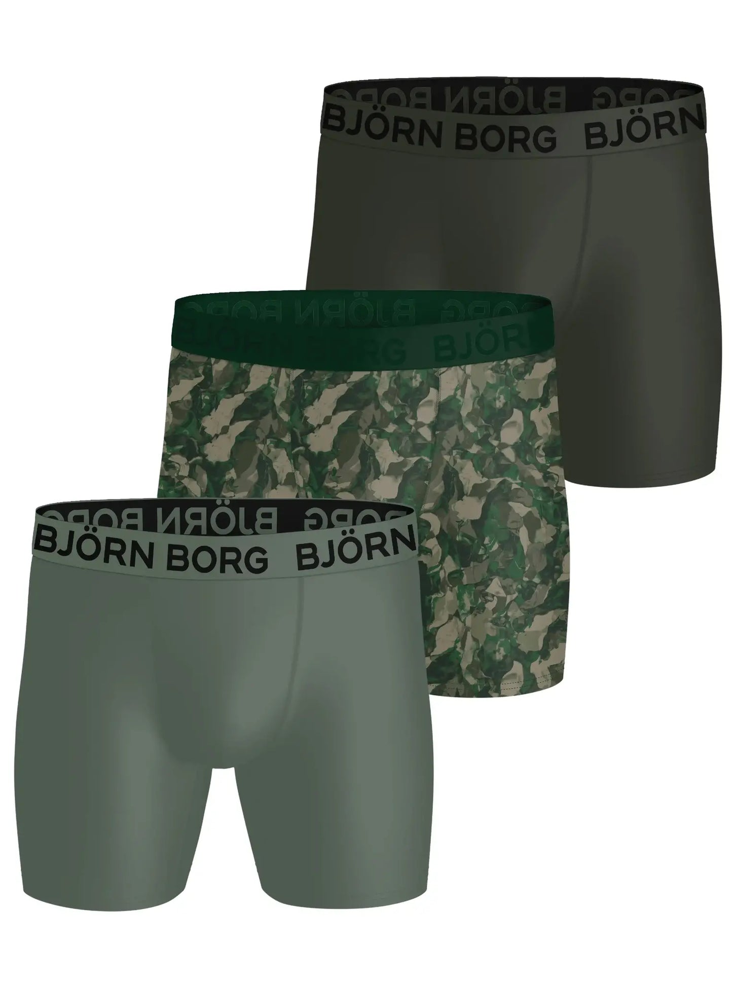 Bjorn Borg Bjorn Borg 3-pack heren boxershort - Sports - Combi